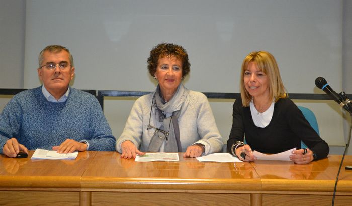  da sx : Prof. Giancarlo Balduzzi (Moderatore), Erica Cavedagna (Presidente ADIAS), Dott.ssa Maria Grazia Nolli (DS Istituto Tecnico Agrario Stanga Cremona)