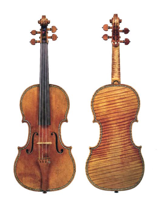 Particolare Stradivari intarsiato - Il Rode