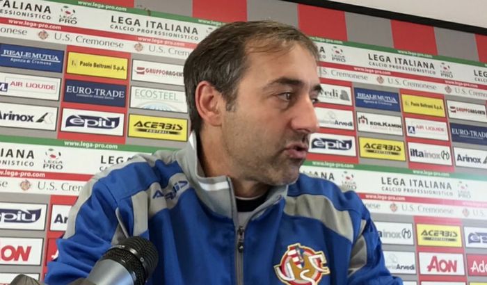 Cremonese, Marco Giampaolo in conferenza stampa