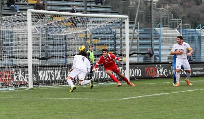 Como-Cremonese, il gol di Alessandro Marchi