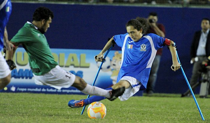 Francesco Messori con la maglia Azzurra