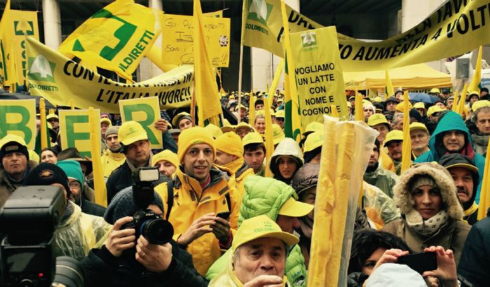Manifestazione Coldiretti a Milano