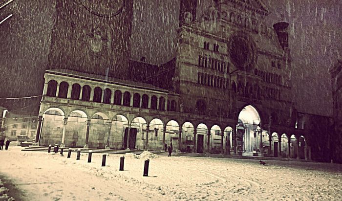 Cremona sotto la neve