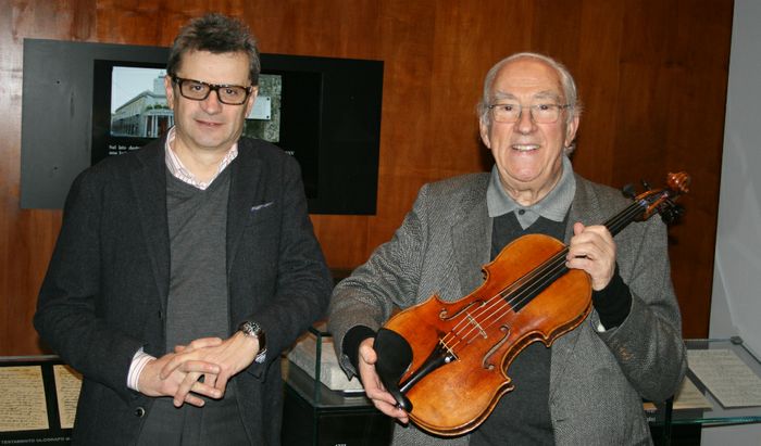 Giuranna con Fausto Cacciatori