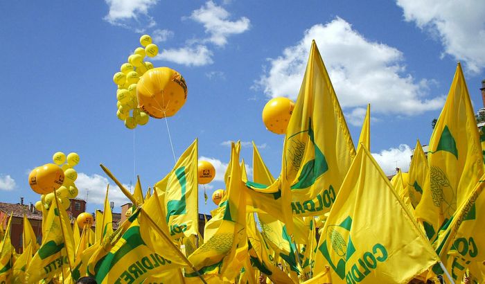 Una manifestazione della Coldiretti