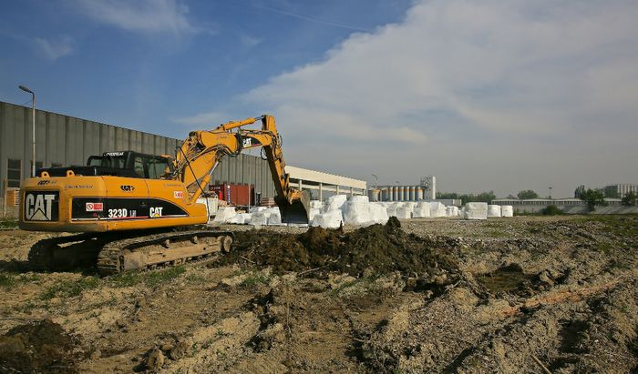Ocrim, i lavori per i nuovi capannoni al porto