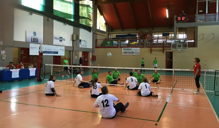 Sitting volley
