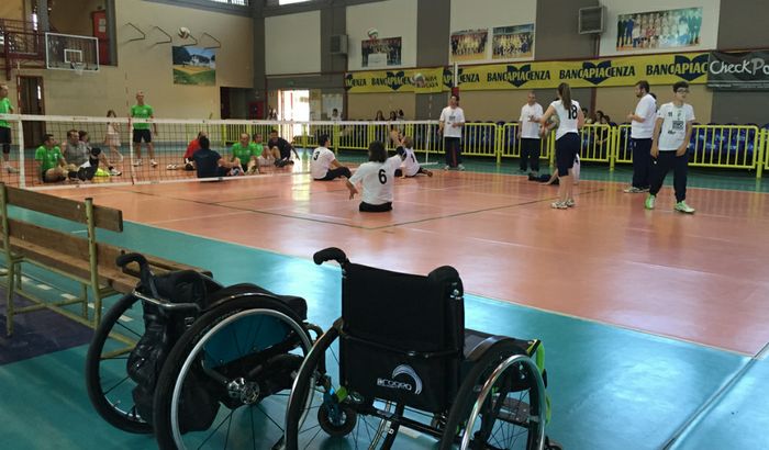 Sitting volley