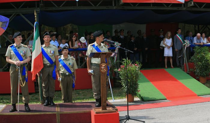 10° Genio Guastatori, cambio del Comandante
