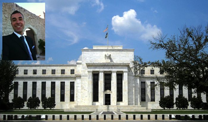 Riccardo Trezzi e la sede della Federal Reserve