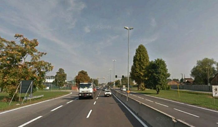 Un tratto della tangenziale di Cremona