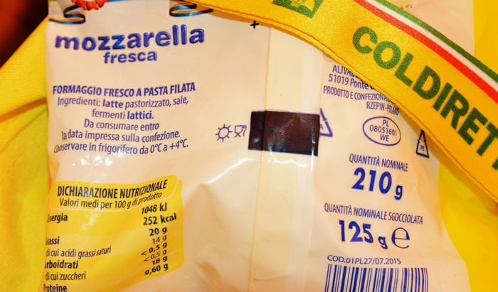 Mozzarella made in Polonia