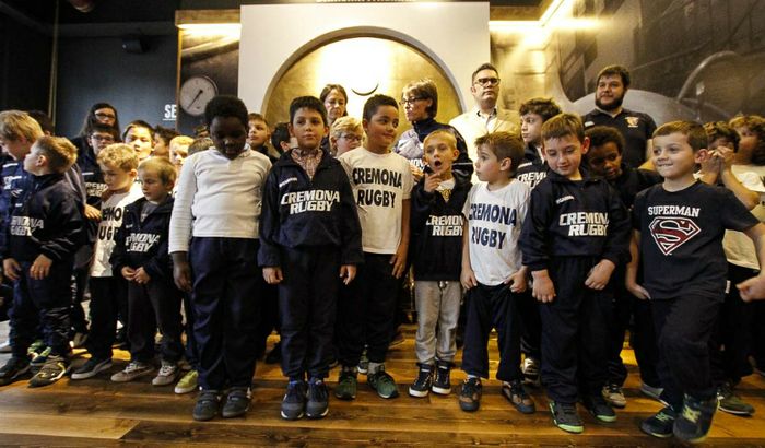 I piccoli del minirugfby Cremona Rugby