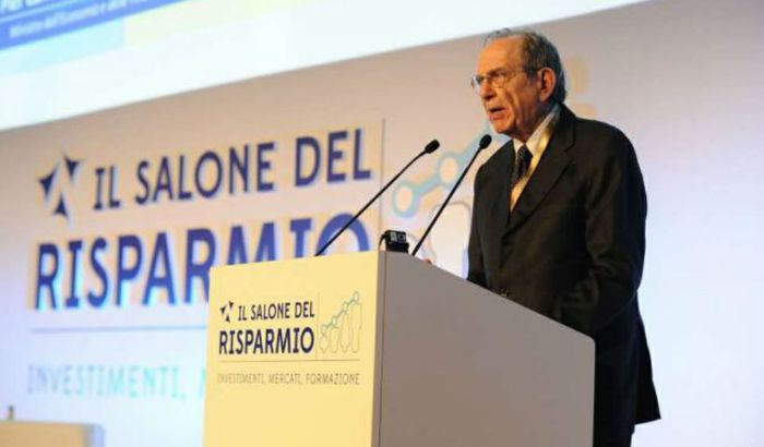 Il ministro Padoan al Salone del Risparmio