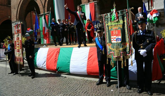 Festa del 25 Aprile 2016 - Palco autorità Galimberti