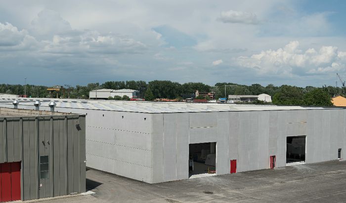 Ocrim - Nuovi capannoni al porto di Cremona