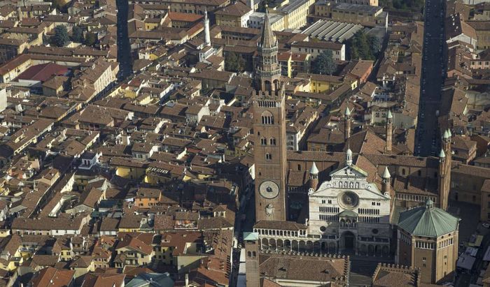Vista dall'alto di Cremona