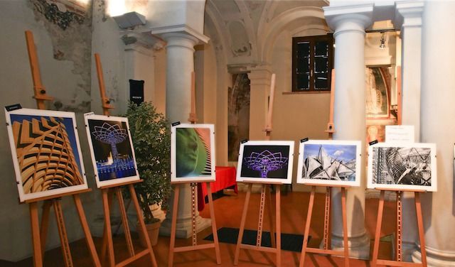 Allestimento della mostra San Vitale

