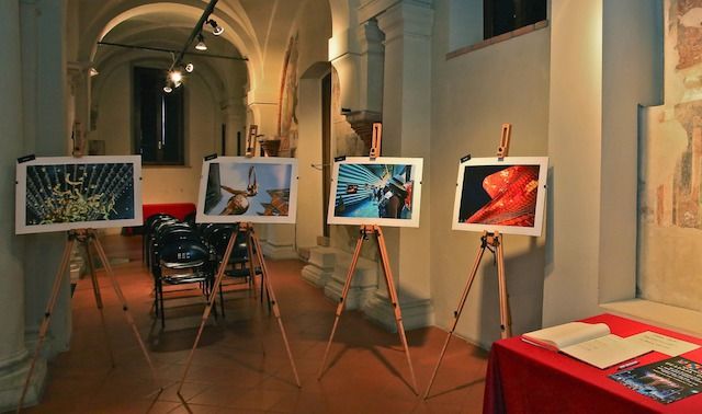 Allestimento della mostra San Vitale


