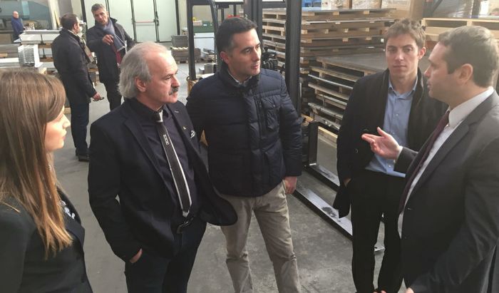 Massimiliano Salini alla Tec-Mar