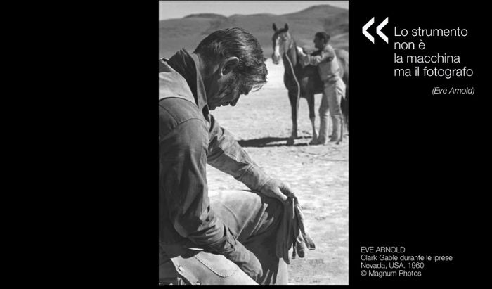 Clark Gable durante le riprese Nevada, USA. 1960