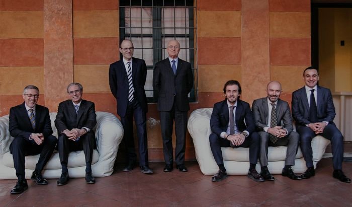 Il dream team di Nexus - Da sinistra: Tommaso Coppola, Maurizio D’Apolito, Marco Lusiardi, Ernesto Quinto, Michele D’Apolito, Marco Balconi e Daniele Quinto