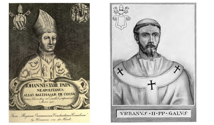 Urbano II e Giovanni XXIII