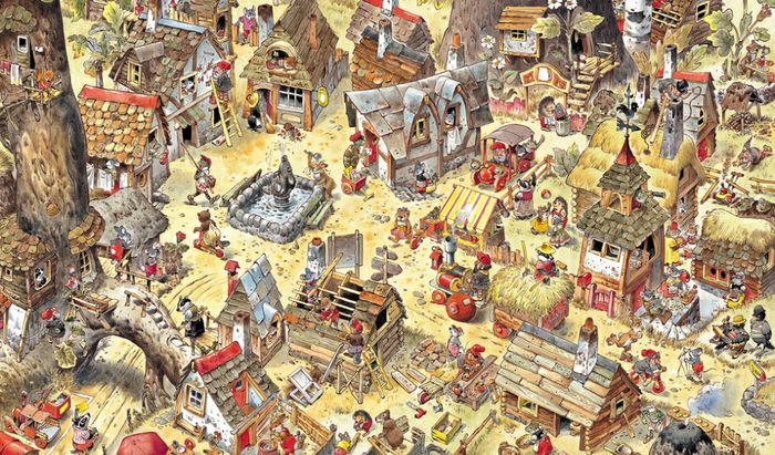 Un'illustrazione di Tony Wolf