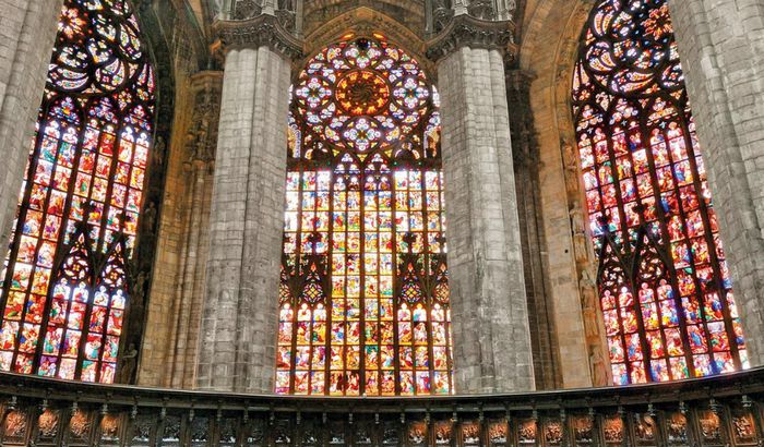 Duomo di Milano, le vetrate dell'abside