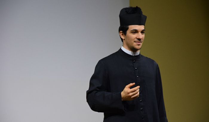Francesco Mazza interpreta don Bosco
