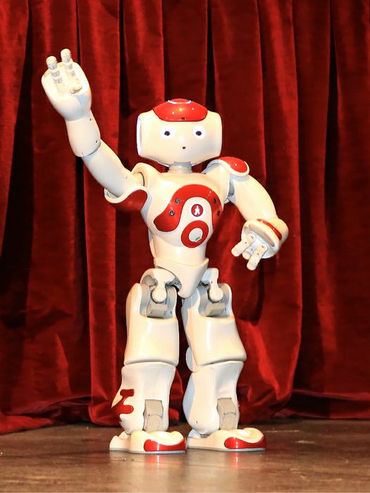 Il Robot presentatore dell'evento di Ocrim
