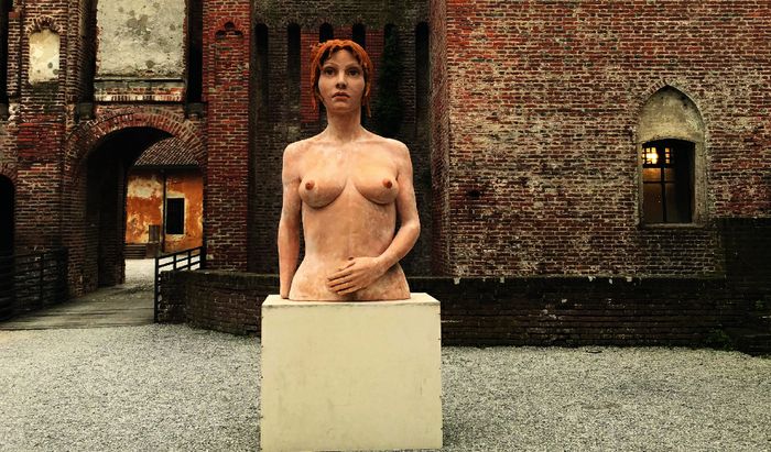 Una scultura di Marco Cornini