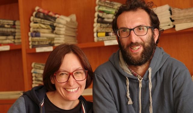 Cinzia Brambilla e Cosimo Di Giacomo, promotori del progetto Being There

