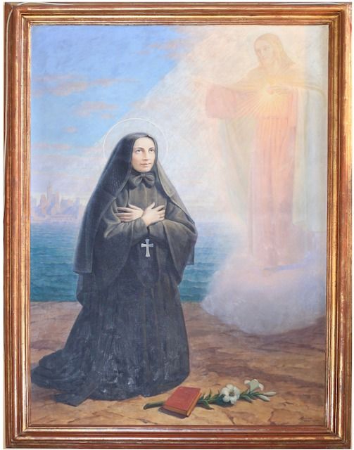 Dipinto con Santa Francesca Cabrini!!!
