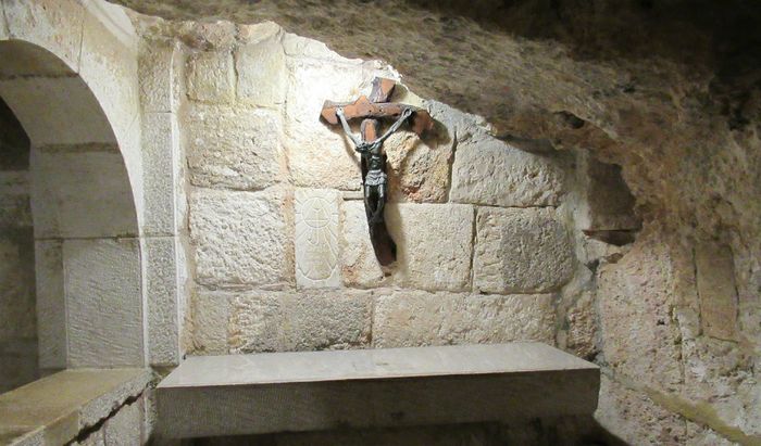 Nella basilica della Natività a Betlemme