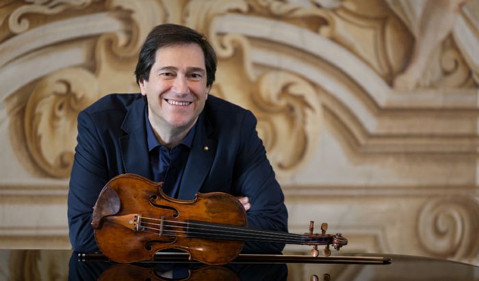 Guido Rimonda con lo Stradivari Violon noir
