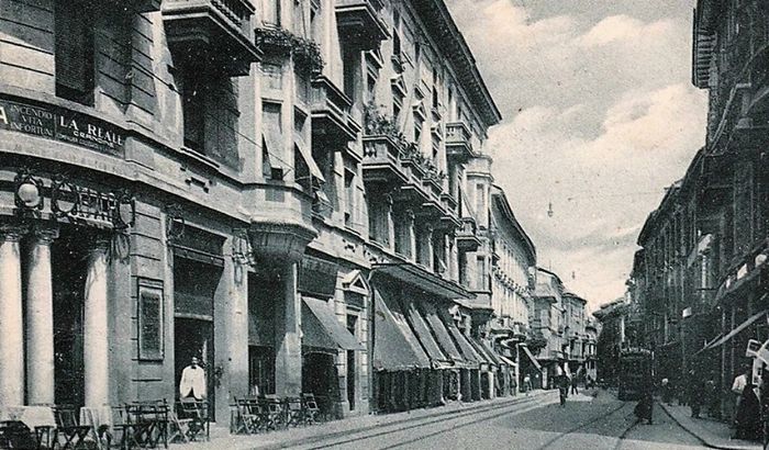 Foto storica di Corso Campi