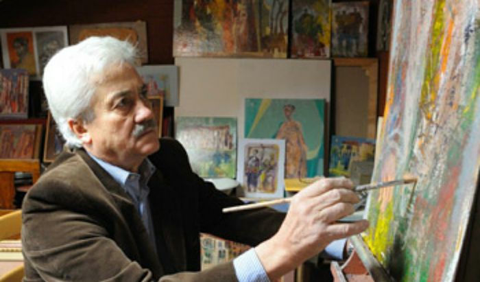 Il pittore Roberto Bedani