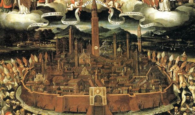 Una mappa di Cremona nel 600


