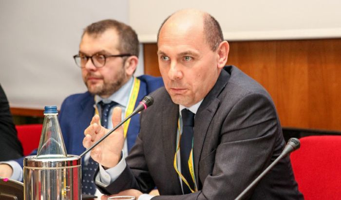 Nell'immagine, a destra, Paolo Voltini insieme all'assessore regionale Fabio Rolfi