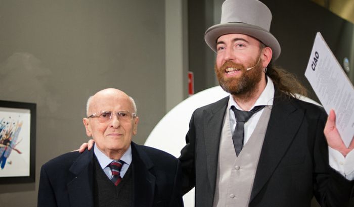 Fabio Toninelli con Tony Wolf