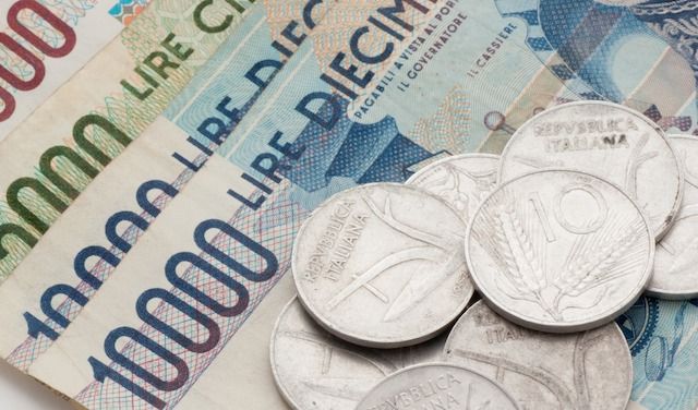 Lire - banconote e monete
