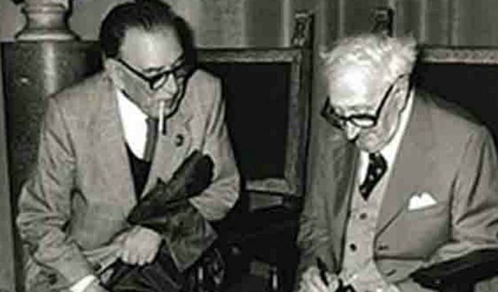 Enzo Mainardi (sinistra)