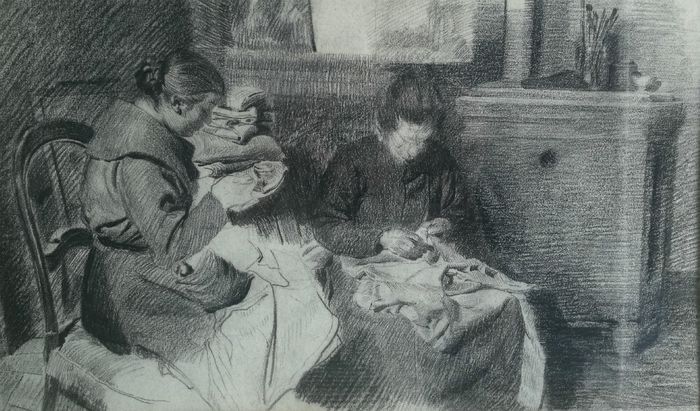 Madre con Lavorante