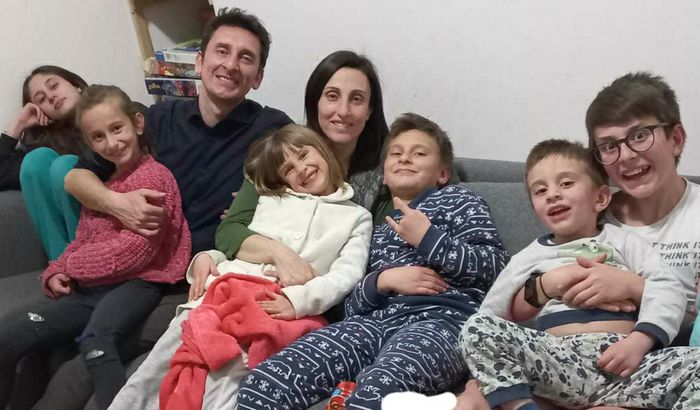 La famiglia di Elisa e Giovanni Maffini