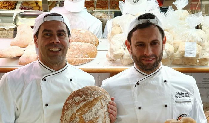 Simone e Federico Bergamaschi, titolari dell'omonima bottega
