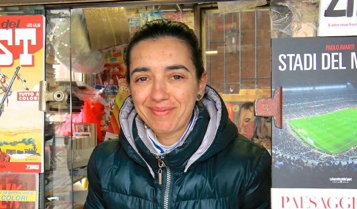 Stefania Poli, dell'edicola d piazza Duomo