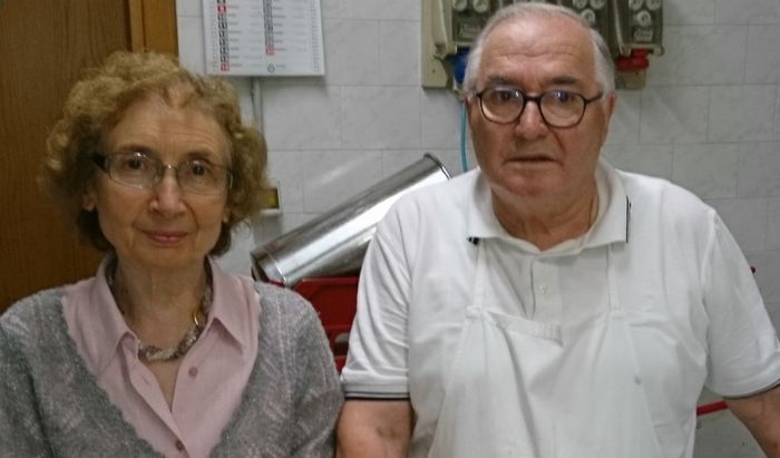 Pierino Iotta e la moglie Silvia Pedroni