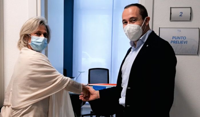 Moglia e Portesani, taglio del nastro