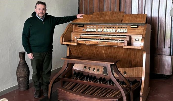 Alessandro Lupo Pasini all'organo Tamburini